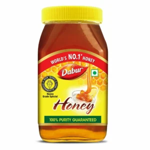 Jar of Dabur Honey.