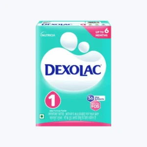 Pack of Nutricia Dexolac Stage 1 Infant Formula.