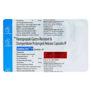 Dompaacure P Pantoprazole Domperidone GERD Reflux Acidity Relief Cheaper Alternative Guwahati Same-Day