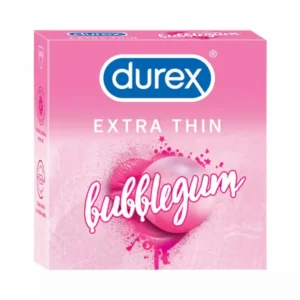 Pack of Durex Extra Thin Condom Bubblegum (3s).