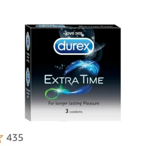 Pack of Durex Extra Time Condoms (3s).