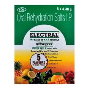 Bottle of Electral Rtd Liquid Orange ORS.