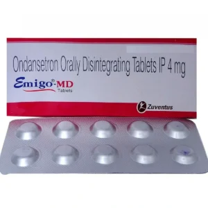 Emigo MD 4 Ondansetron Mouth Dissolving Tablet Nausea Vomiting Relief Guwahati Same-Day