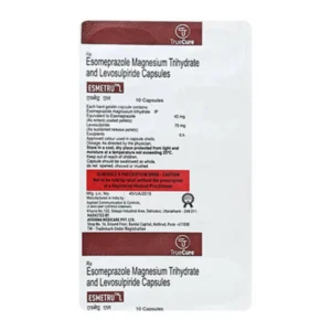 Esmetru L Esomeprazole Levosulpiride Refractory GERD Cheaper Alternative Acidity Relief Guwahati Same-Day