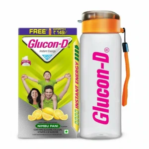 Pack of Zydus Glucon D Lemon energy drink powder.