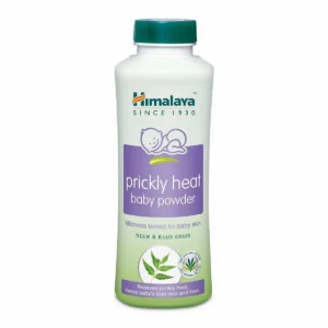 Himalaya Baby Prickly Heat Powder 100gm bottle for cooling relief.