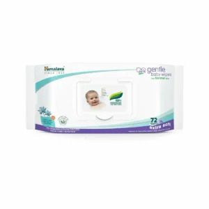 Himalaya Gentle Baby Wipes pack 72 pieces with plastic lid.
