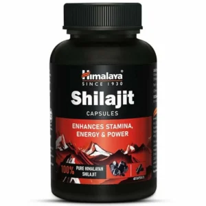 Bottle of Himalaya Shilajit Capsules.