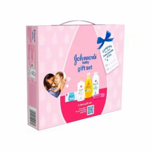 Johnson's Baby Gift Set box showing 5 essential baby products.