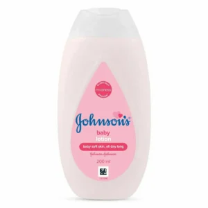 Johnson's Baby Lotion Blossoms 200ml moisturizing bottle.