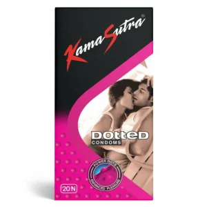 Pack of Kamasutra Dotted Condoms (10s).