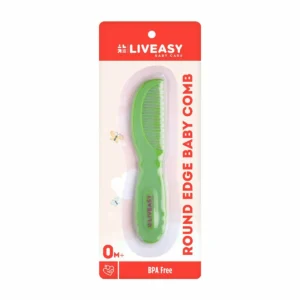 Liveasy Baby comb and brush set for gentle hair care.