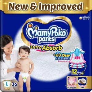 MamyPoko Pant L Extra Absorb (34 pieces) baby diapers