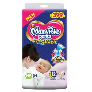 MamyPoko Pant NB Extra Absorb (34 pieces) baby diapers