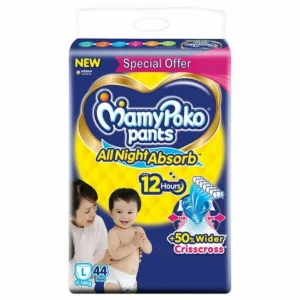 MamyPoko Pants All Night Absorb L (44 pieces) baby diapers