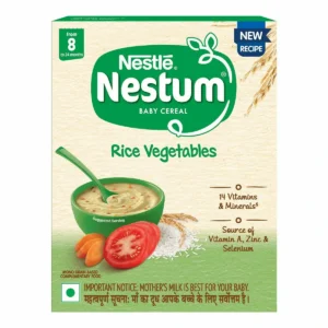 Pack of Nestle Nestum Stage 2 Rice Vegetables baby cereal.