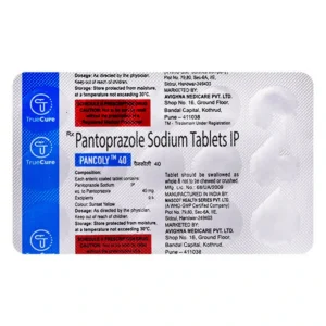 Pancoly 40 Pantoprazole 40mg GERD Ulcer Acidity Relief Cheaper Alternative Guwahati Same-Day