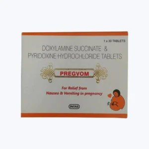 Pregvom Plus NF Doxylamine Pyridoxine Folic Acid Cheaper Morning Sickness Guwahati Same-Day