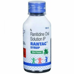 Rantac Ranitidine Syrup 100ml Acid Reducer Prolonged Relief Guwahati Same-Day