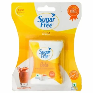 Dispenser of Sugar Free Gold Tablets.