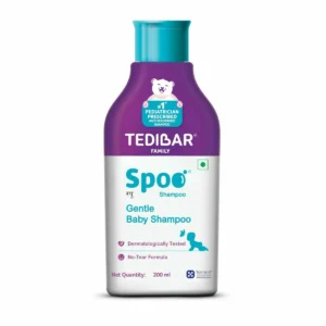 Tedibar Spoo Gentle Baby Shampoo bottle 125ml.
