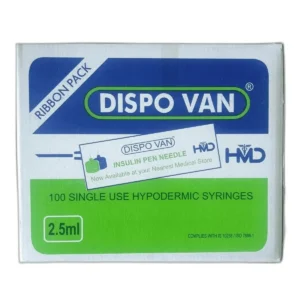 Dispovan syringe 2.5ml