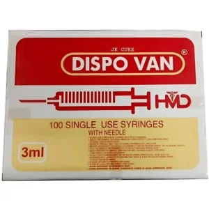 Dispovan syringe 3ml