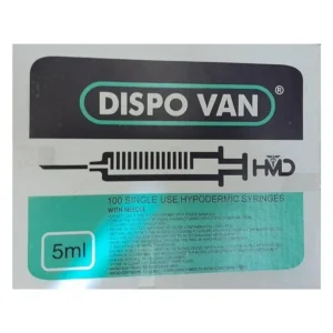 Dispovan syringe 5ml