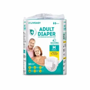 Liveasy Adult Diaper M10 (Tape)