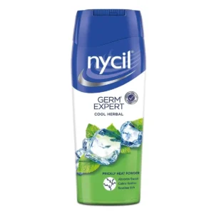 Can of Nycil Prickly Heat Powder.