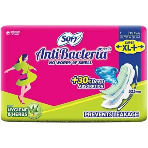 Pack of Sofy AntiBacteria XL Pads.