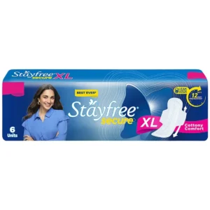 Pack of Stayfree Secure Dry XL Pads.
