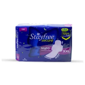 Pack of Stayfree Secure Nights XXL Pads.