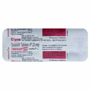 Tadacip 20 Tablet