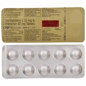 CTD O 6.25/40 Tablet