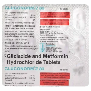 Gluconorm Z 80 Tablet