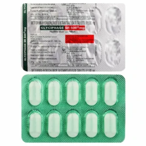 Glyciphage SR 500mg Tablet